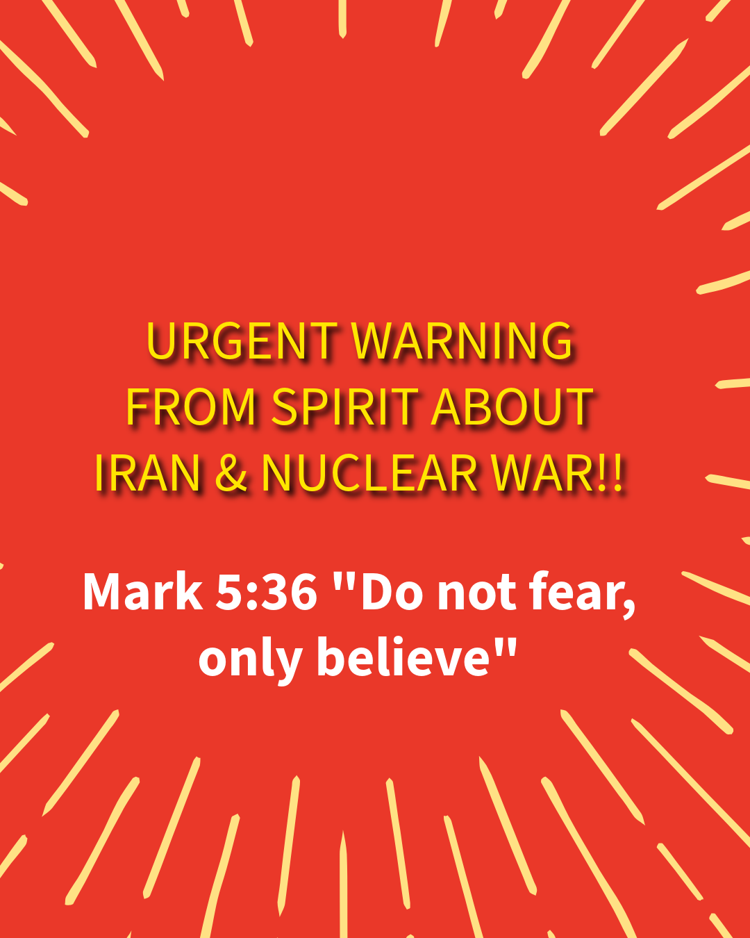 URGENT MESSAGE FROM SPIRIT!