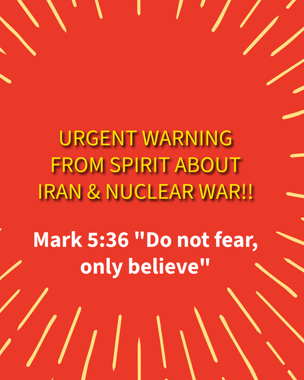 URGENT MESSAGE FROM SPIRIT!